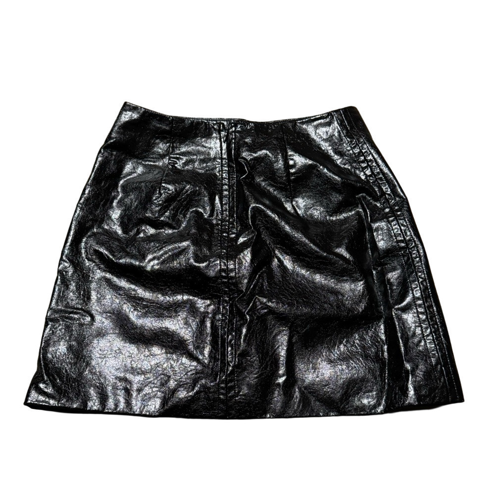 Shinestar Black Mini Pencil Skirt Viscose Polyurethane Polyester Women Size S - Picture 12 of 15